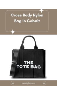 Cross Body Nylon Bag In Cobalt