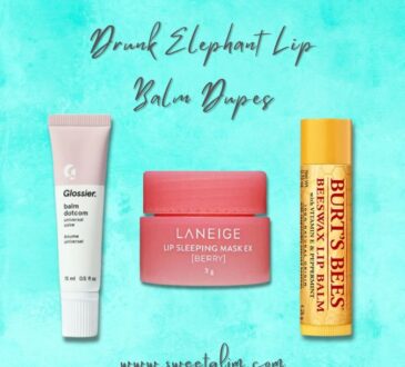 Drunk Elephant Lip Balm Dupes Featured