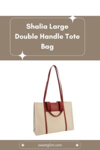 Shalia Large Double Handle Tote Bag