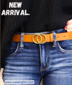 Vince Camuto's Double Ring Buckle Belt