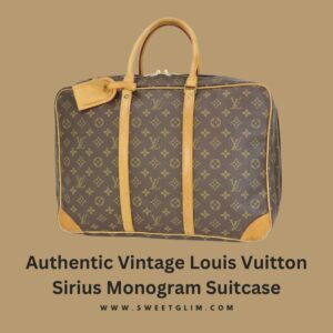 Authentic Vintage Louis Vuitton Sirius Monogram Suitcase
