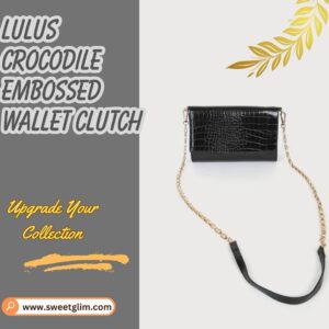 Lulus Crocodile Embossed Wallet Clutch