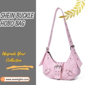 SHEIN Buckle Hobo Bag
