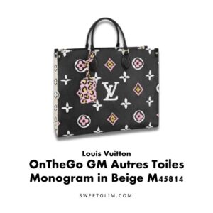 Louis Vuitton OnTheGo GM Autres Toiles Monogram in Beige M45814