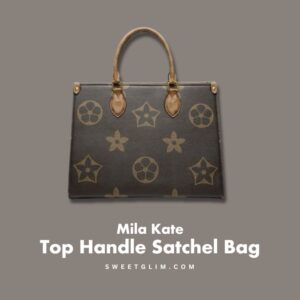 Mila Kate Top Handle Satchel Bag