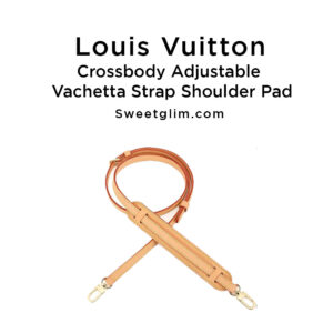 Crossbody Adjustable Vachetta Strap Shoulder Pad