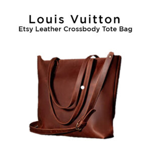 Etsy Leather Crossbody Tote Bag