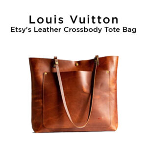 Etsy's Leather Crossbody Tote Bag