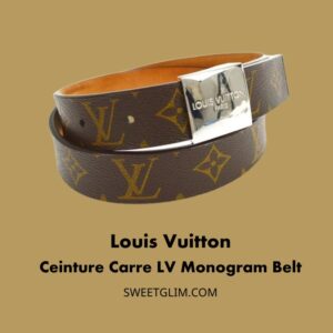 Louis Vuitton Ceinture Carre LV Monogram Belt