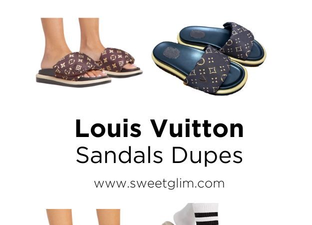 Louis Vuitton Sandals Dupes Featured