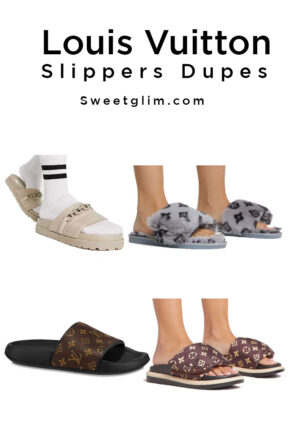 Louis Vuitton Slippers Dupes Featured