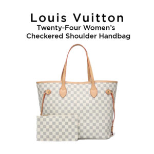 Twenty-Four Women’s Checkered Shoulder Handbag