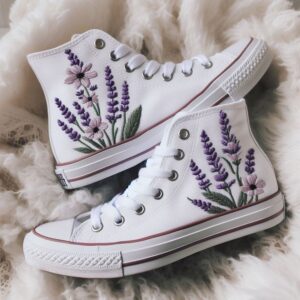 Floral Converse Shoes #2