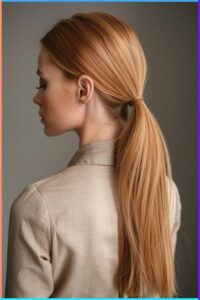 Low Ponytail hairstyle #5