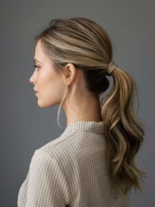 Low Ponytail hairstyle #9