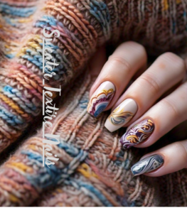 Sweater Texture Nails