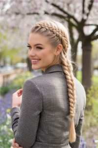 Top 10 Dutch Braid Hairstyles #2