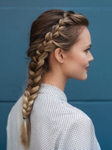 Top 10 Dutch Braid Hairstyles #4