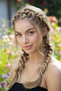 Top 10 Dutch Braid Hairstyles #6