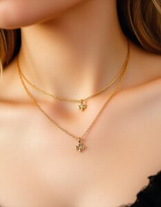 Layered Clover necklace