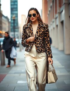 Leopard Print Outerwear