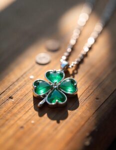 PRIMATORIA Four Leaf necklace